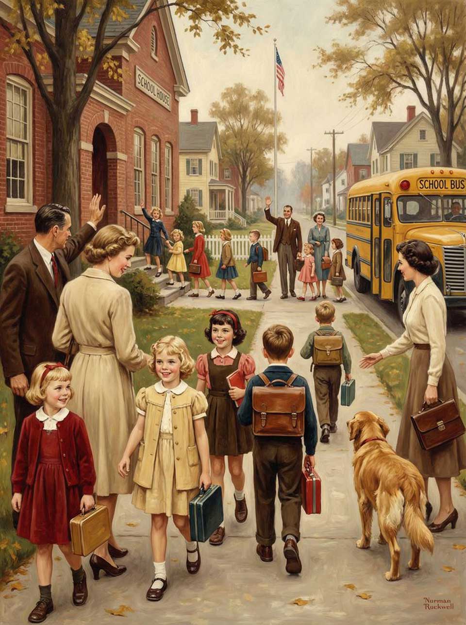 Aller à l'école Revenir de l'école