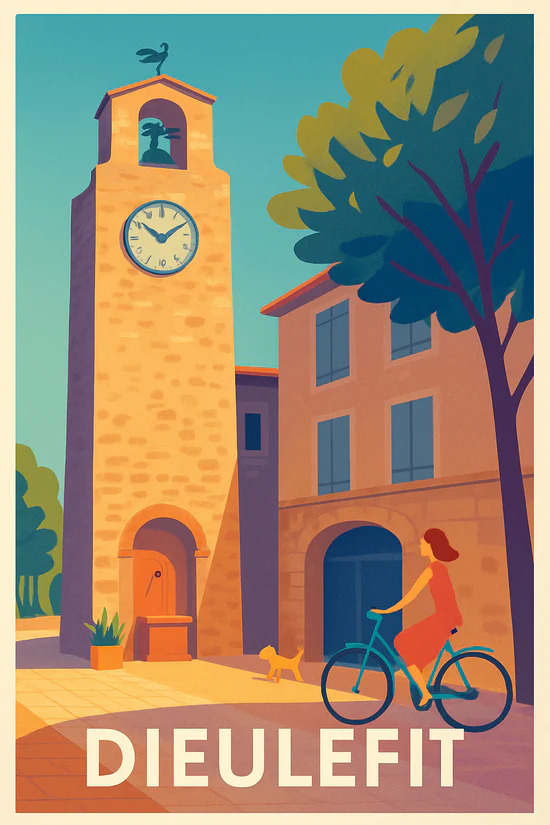 poster Dieulefit dans la Drôme