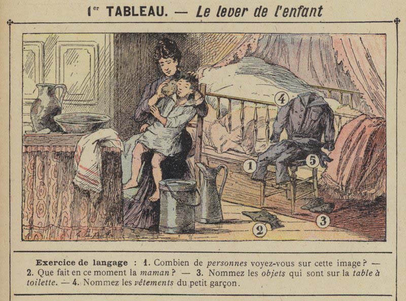 Tableaux pour l'école de Gustave Fraipont vers 1900
