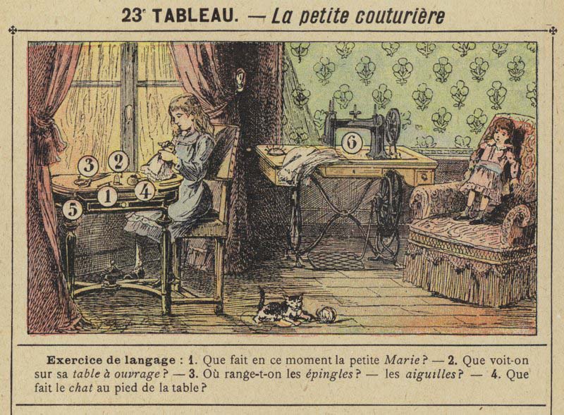 Tableaux pour l'école de Gustave Fraipont vers 1900