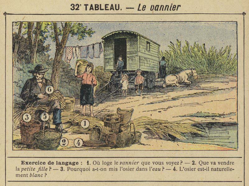 Tableaux pour l'école de Gustave Fraipont vers 1900