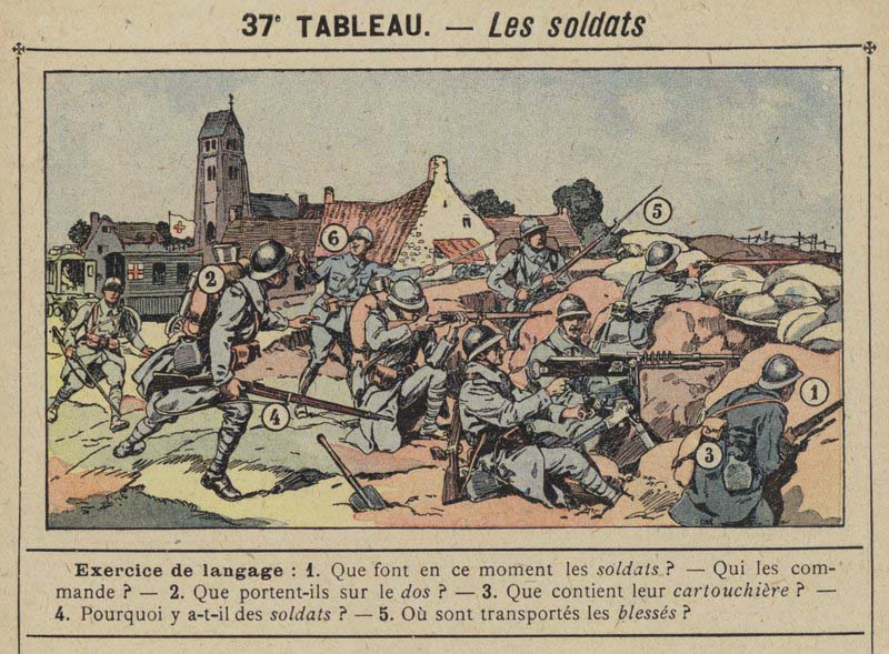 Tableaux pour l'école de Gustave Fraipont vers 1900