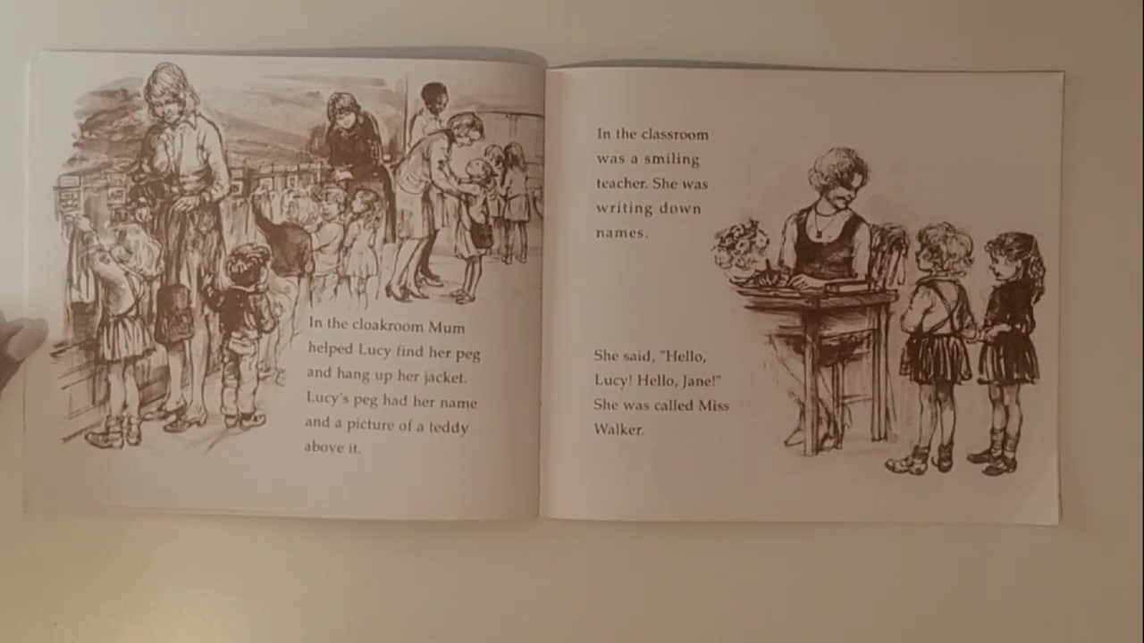 Lucy and Tom go to school