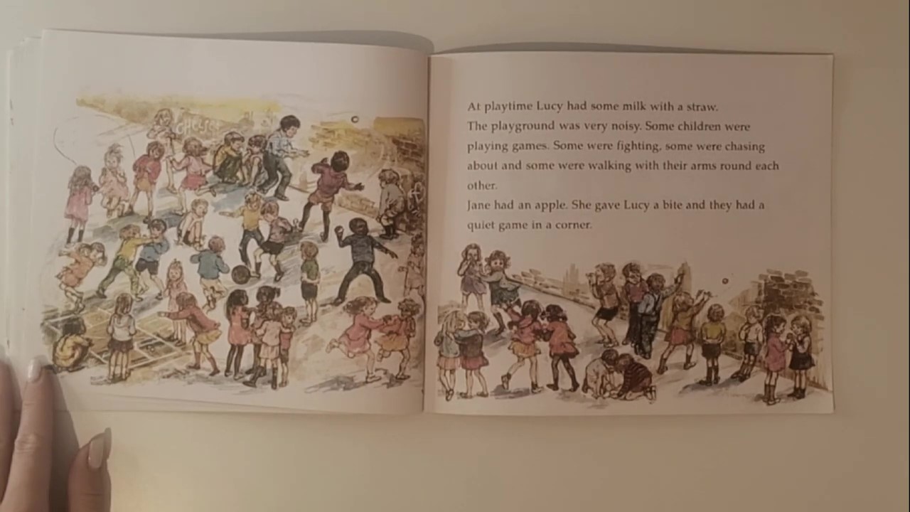 Lucy and Tom go to school