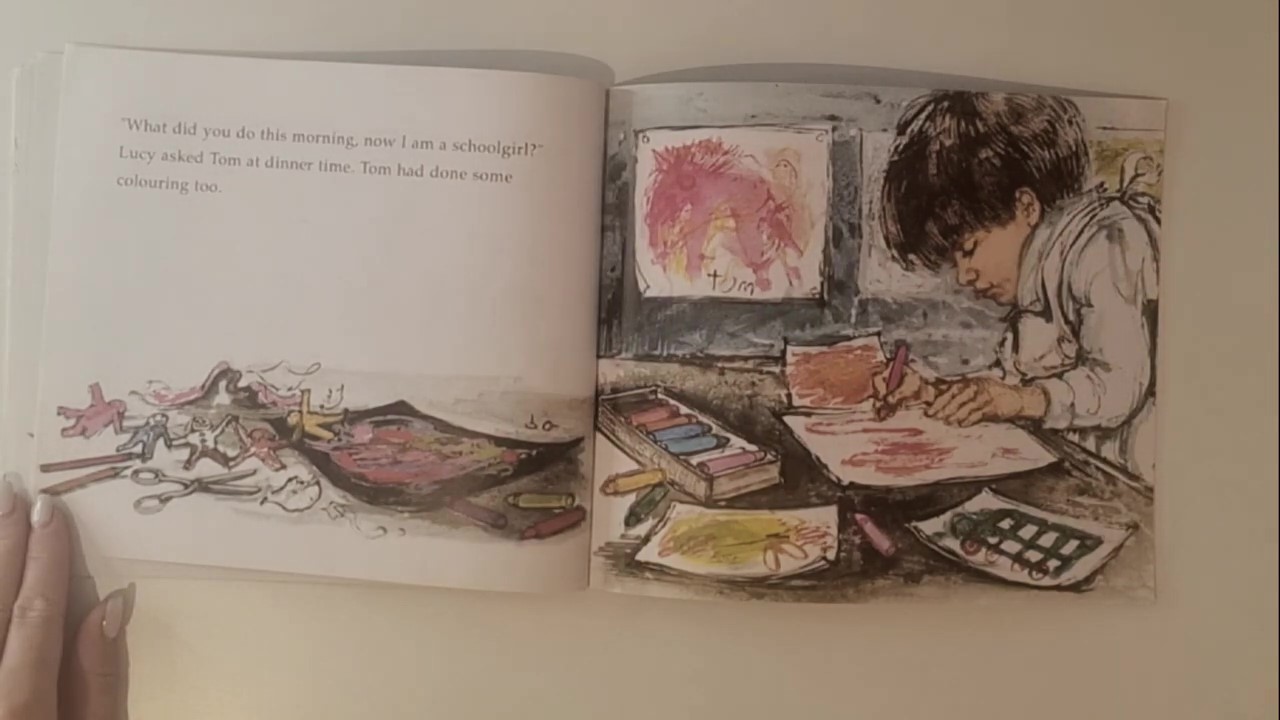 Lucy and Tom go to school