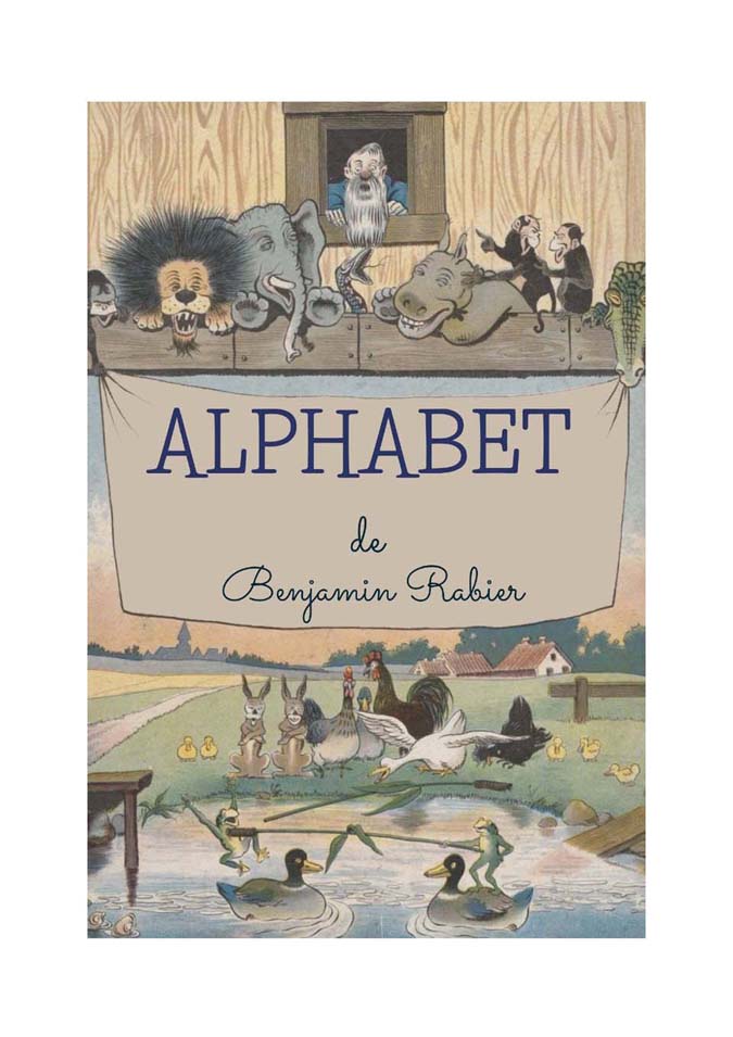 L'alphabet Benjamin Rabier (1925) résolu par papytane77