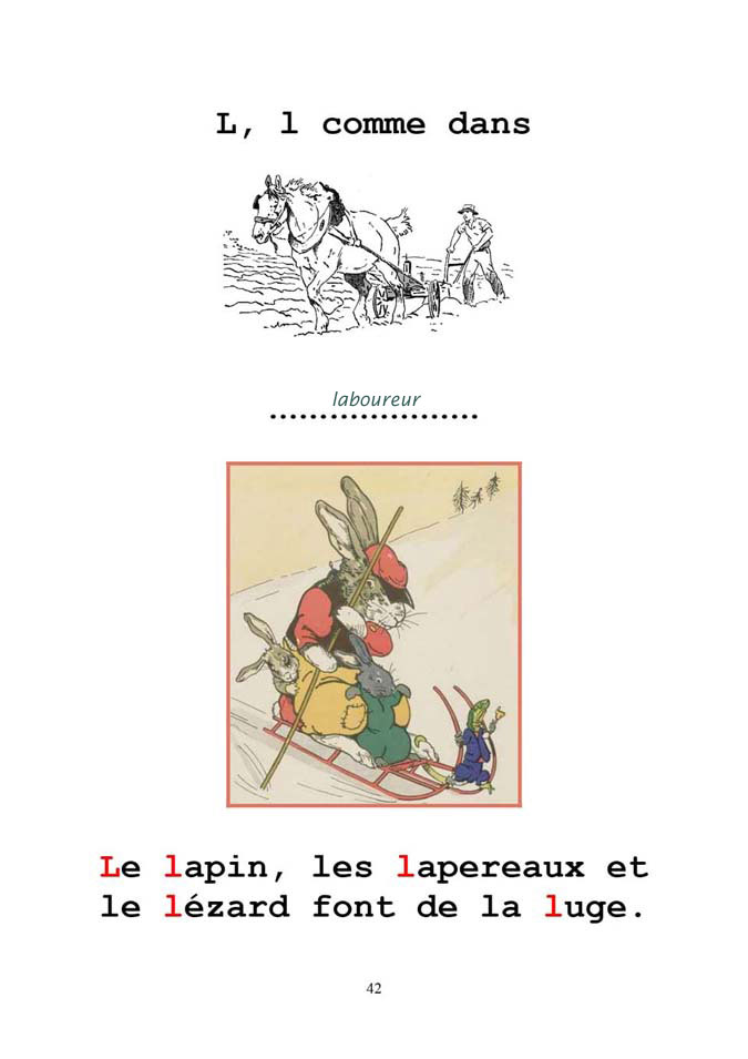 L'alphabet Benjamin Rabier (1925) résolu par papytane77
