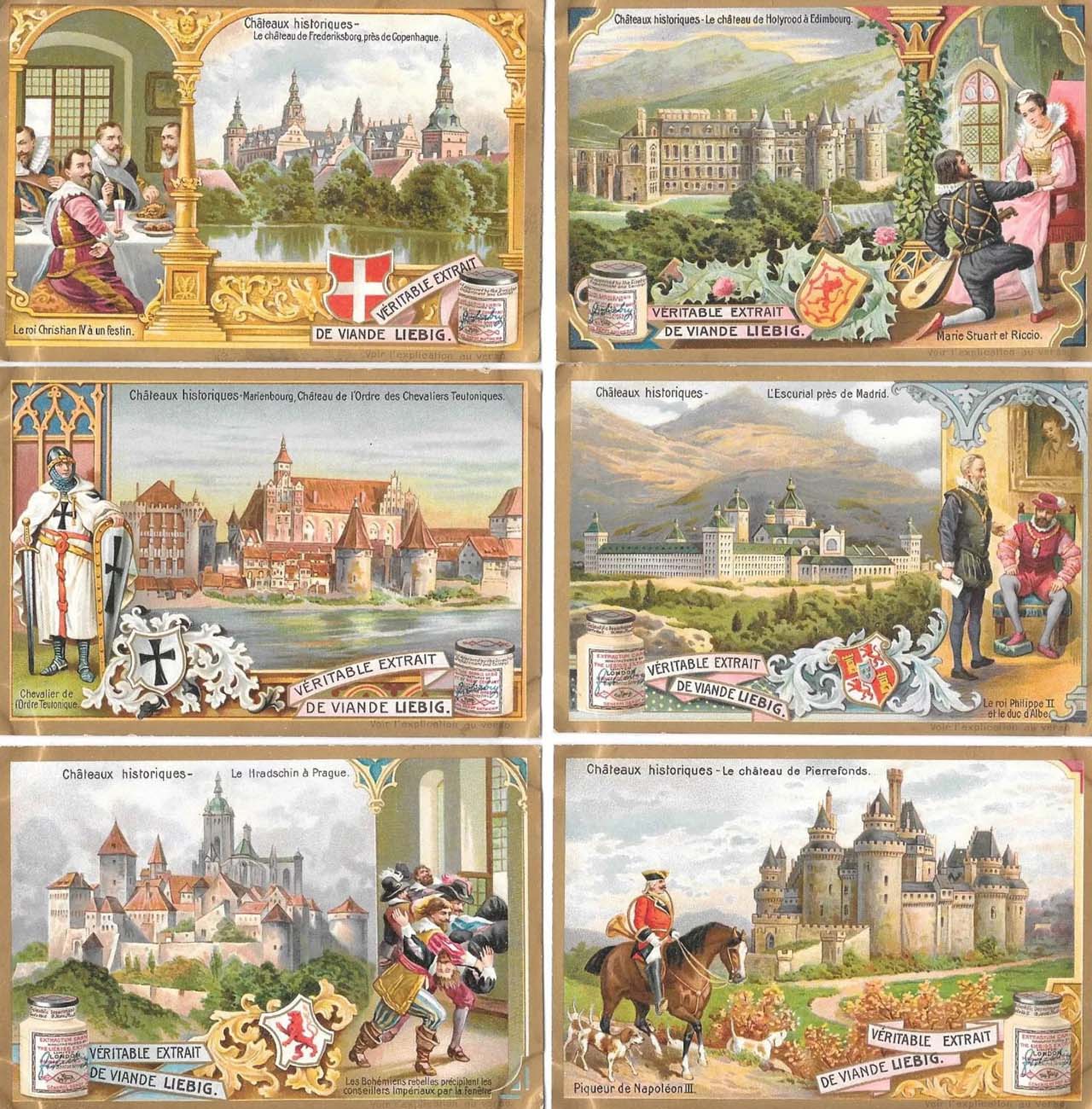 Liebig 11500 chromos en séries de 6 cartes