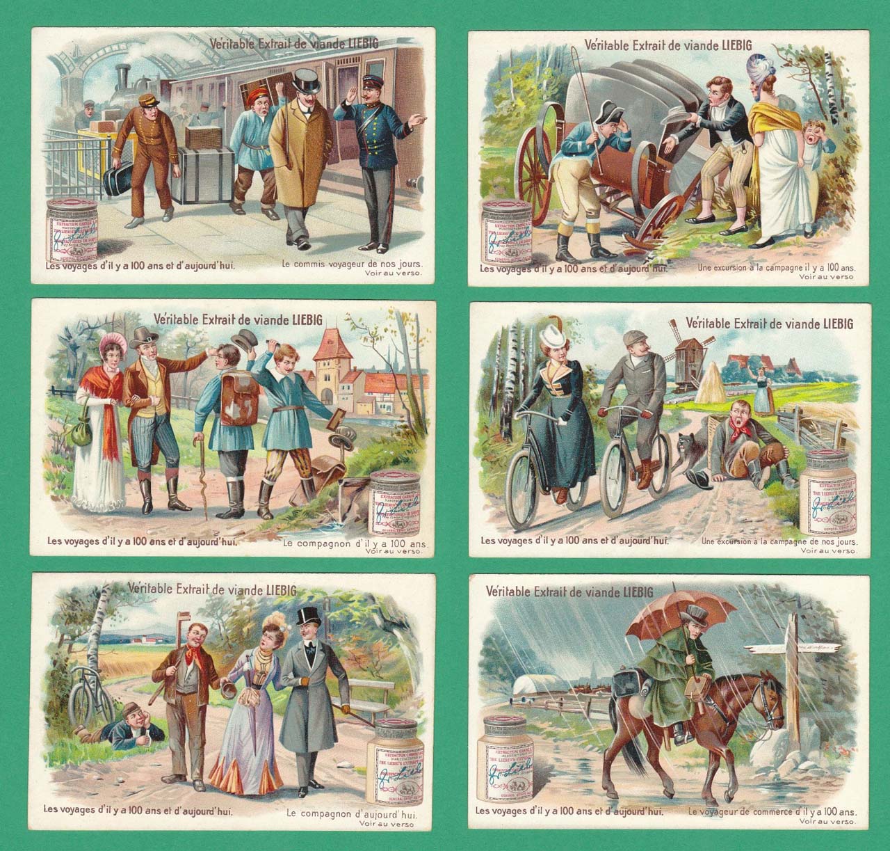 Liebig 11500 chromos en séries de 6 cartes