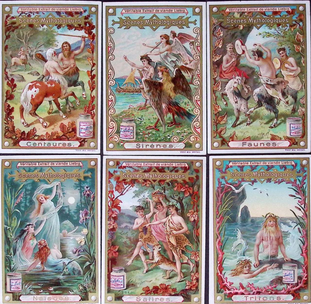 Liebig 11500 chromos en séries de 6 cartes