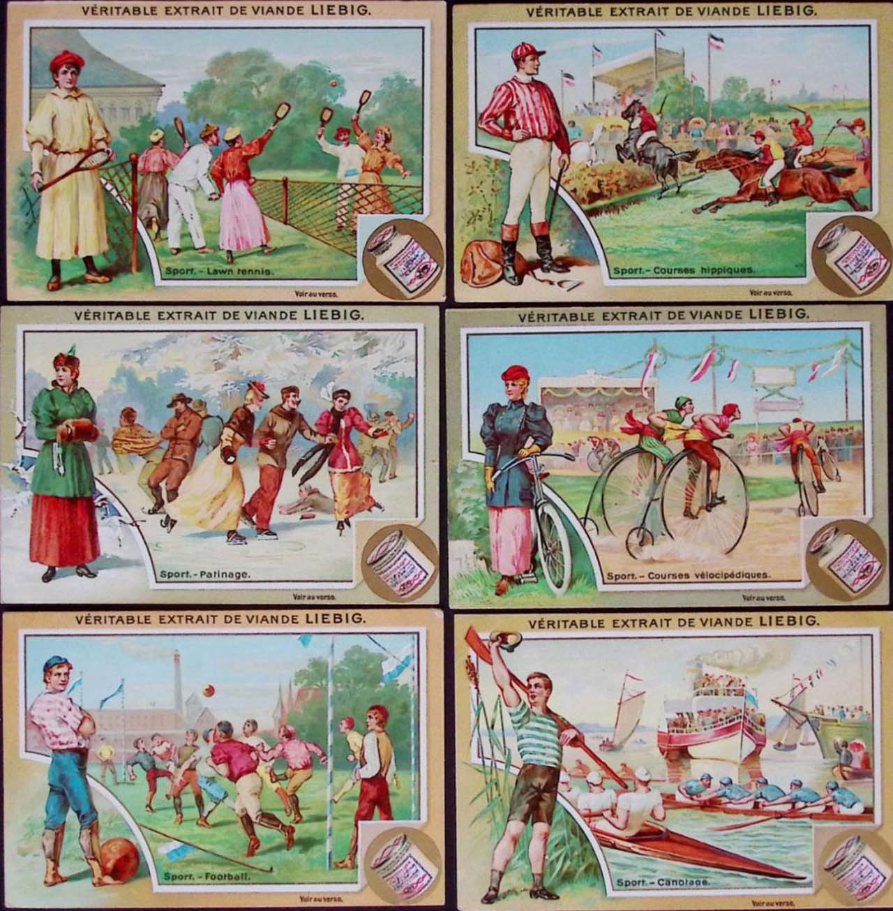 Liebig 11500 chromos en séries de 6 cartes