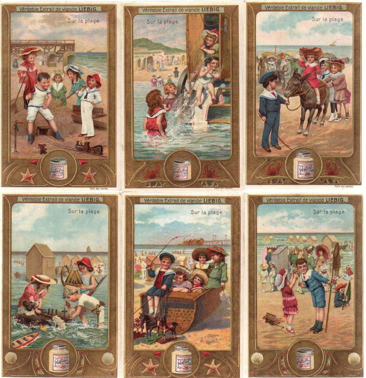 Liebig 11500 chromos en séries de 6 cartes