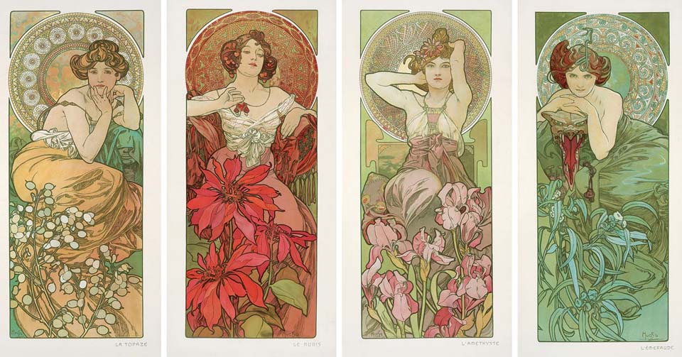 Alfons Mucha affichiste Art Nouveau