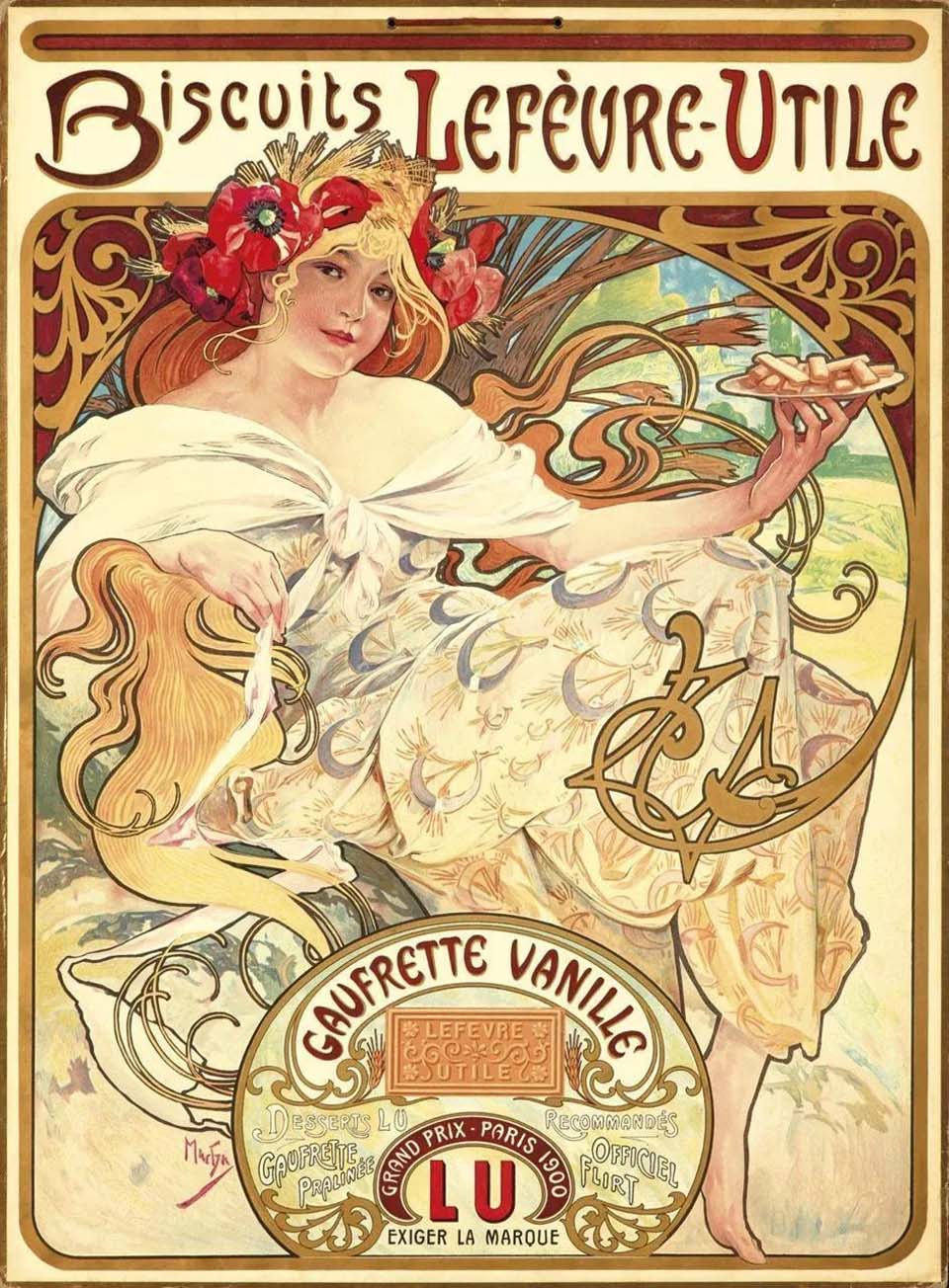 Alfons Mucha affichiste Art Nouveau