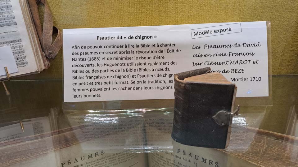Au musée du Protestantisme Dauphinois au Poët-Laval dans la Drôme