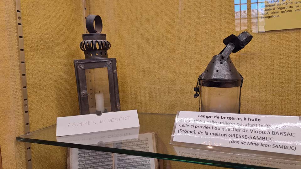 Au musée du Protestantisme Dauphinois au Poët-Laval dans la Drôme