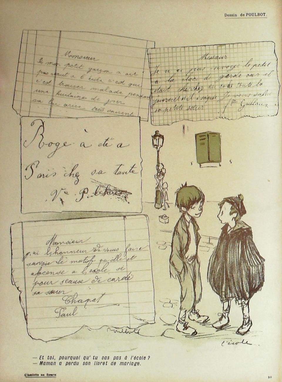 Francisque Poulbot et les gamins de Paris