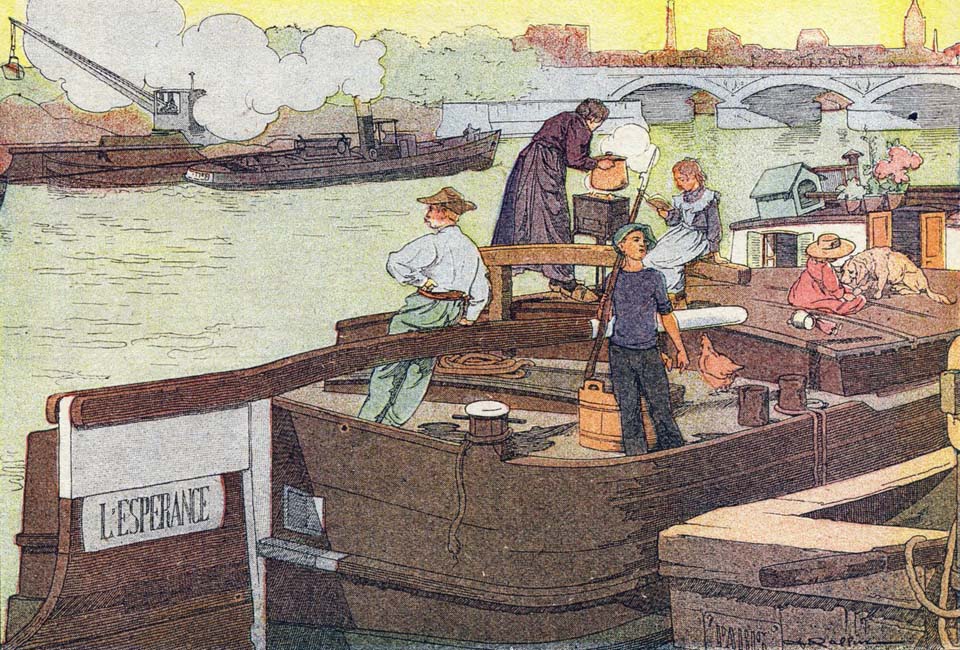 On the banks of the Seine