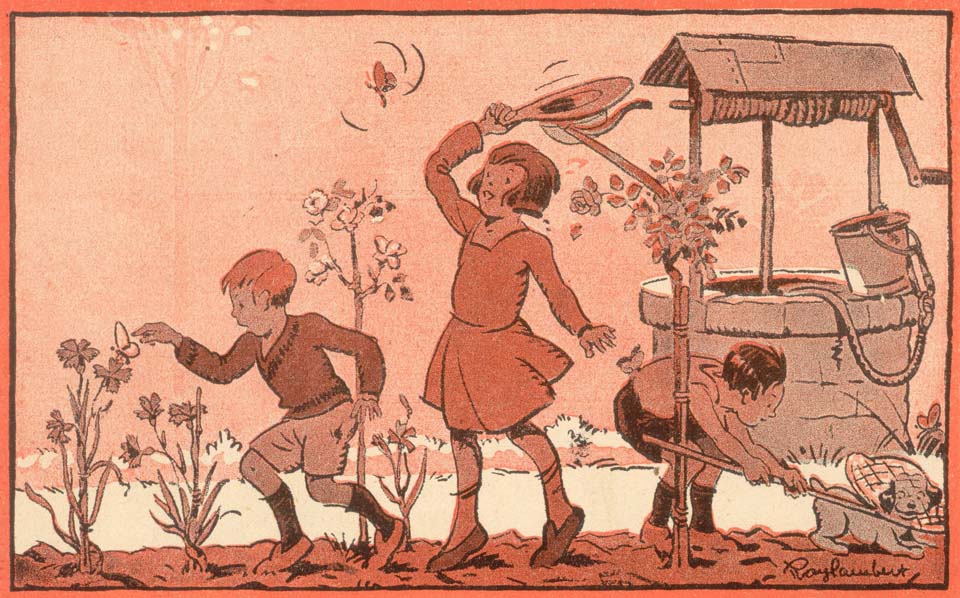 Chasse aux papillons