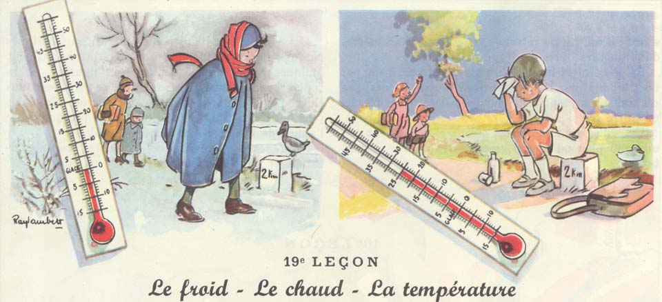 géo - Le froid le chaud la température