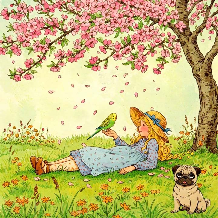 Sarah Kay romantique et pastel