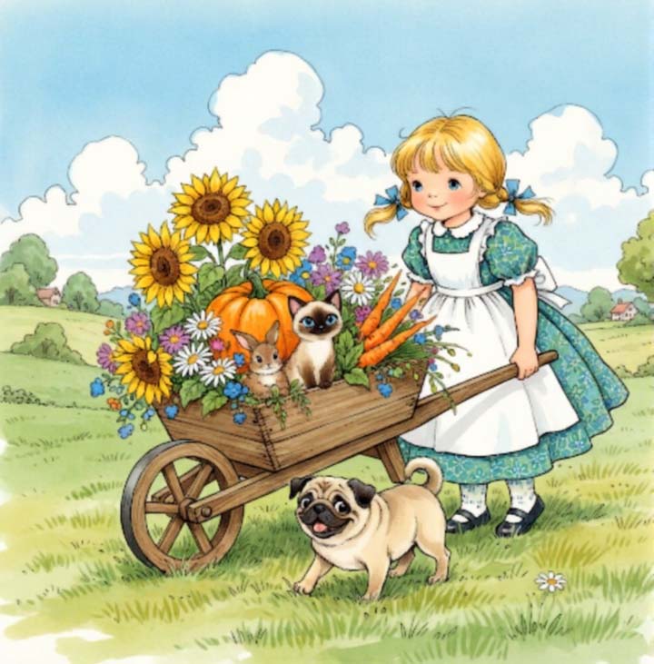 Sarah Kay romantique et pastel