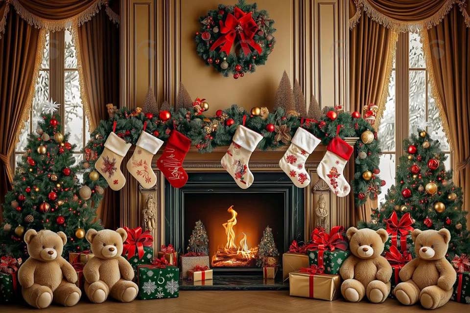 Les toiles de fond de Noël de Papytane