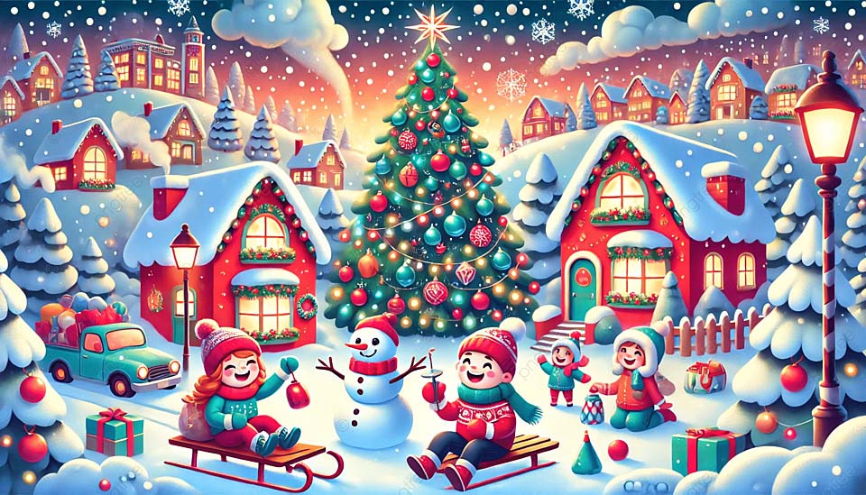 Les toiles de fond de Noël de Papytane