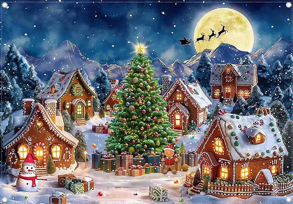 Les toiles de fond de Noël de Papytane