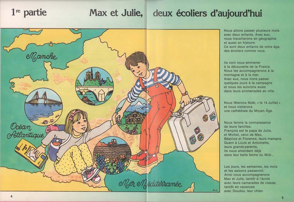 A la découverte de la France avec Max et Julie