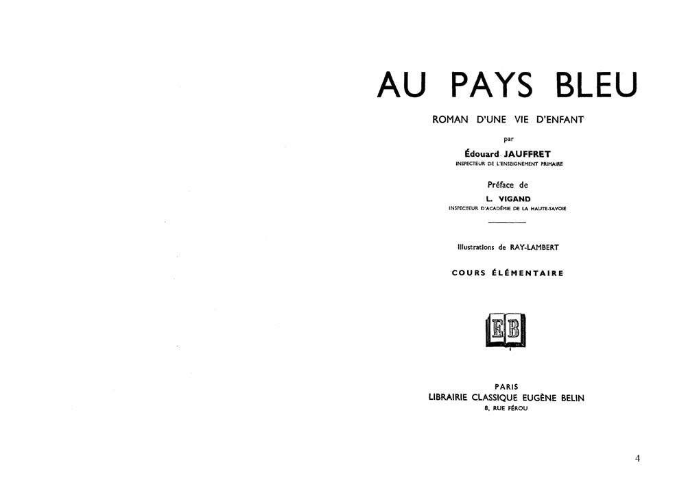Au pays bleu