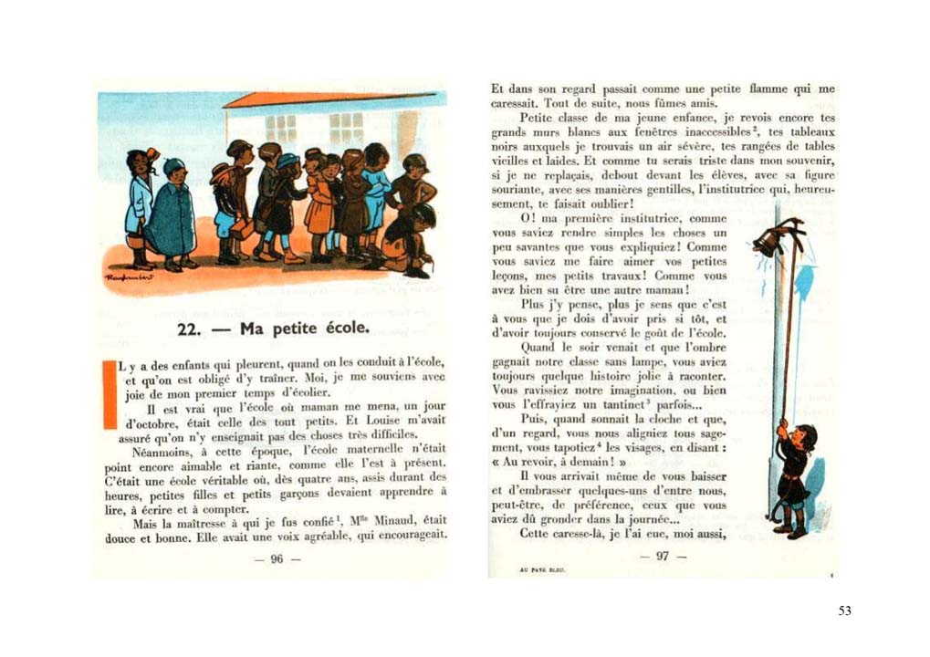 Au pays bleu