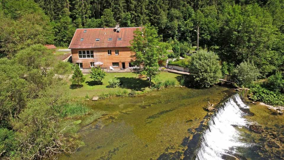 Le barrage du moulin de Belvoir
