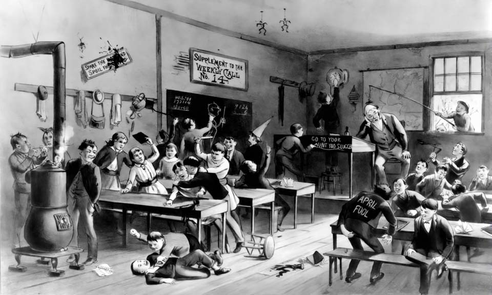 Les bêtises en classe