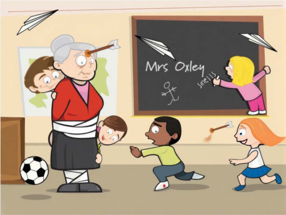 Les bêtises en classe