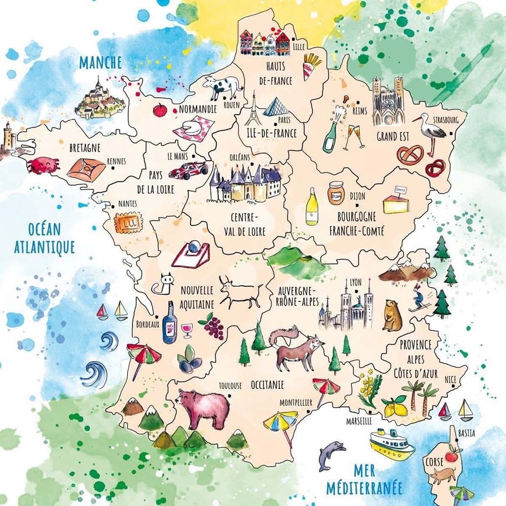 Les cartes de France de Papytane