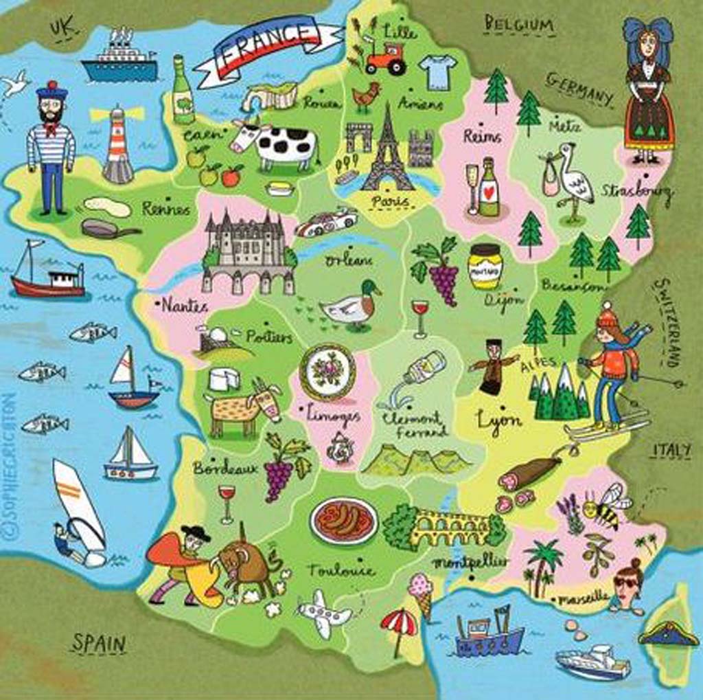 Les cartes de France de Papytane