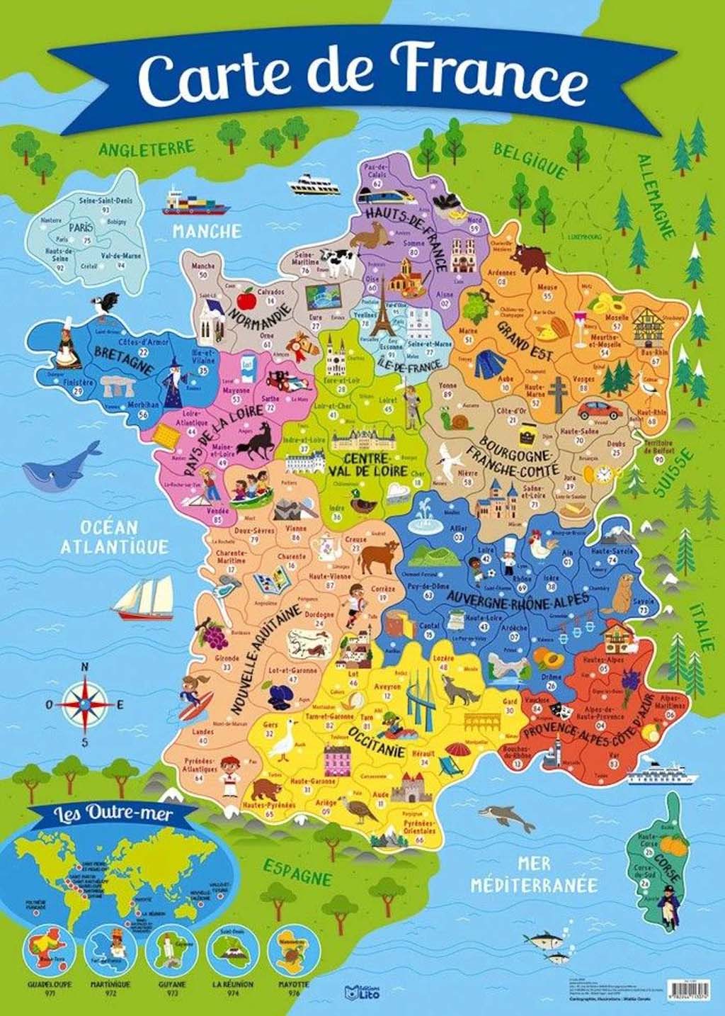Les cartes de France de Papytane