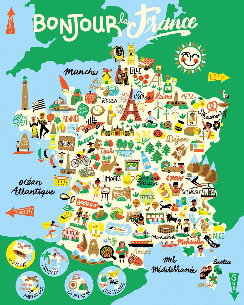 Les cartes de France de Papytane