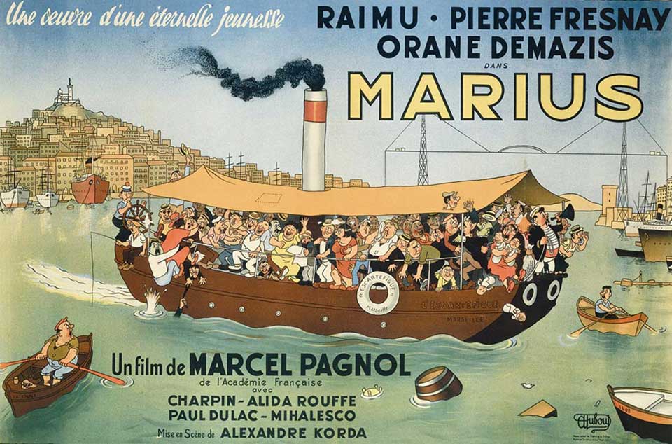 Albert Dubout illustre Marcel Pagnol