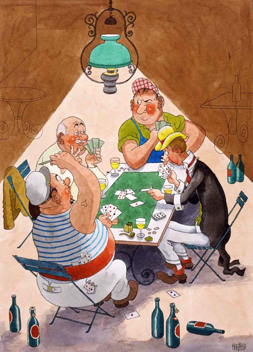 Albert Dubout illustre Marcel Pagnol