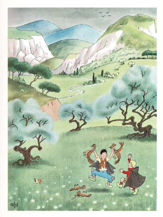 Albert Dubout illustre Marcel Pagnol