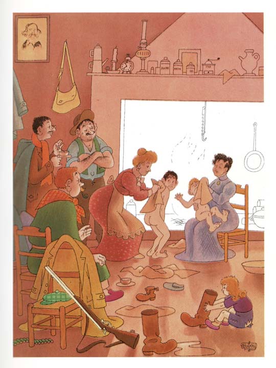 Albert Dubout illustre Marcel Pagnol