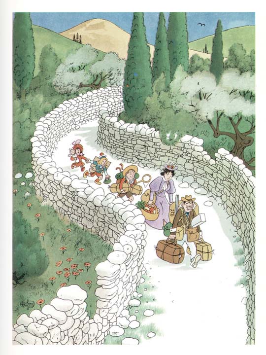 Albert Dubout illustre Marcel Pagnol