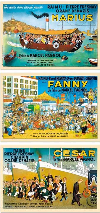 Albert Dubout illustre Marcel Pagnol