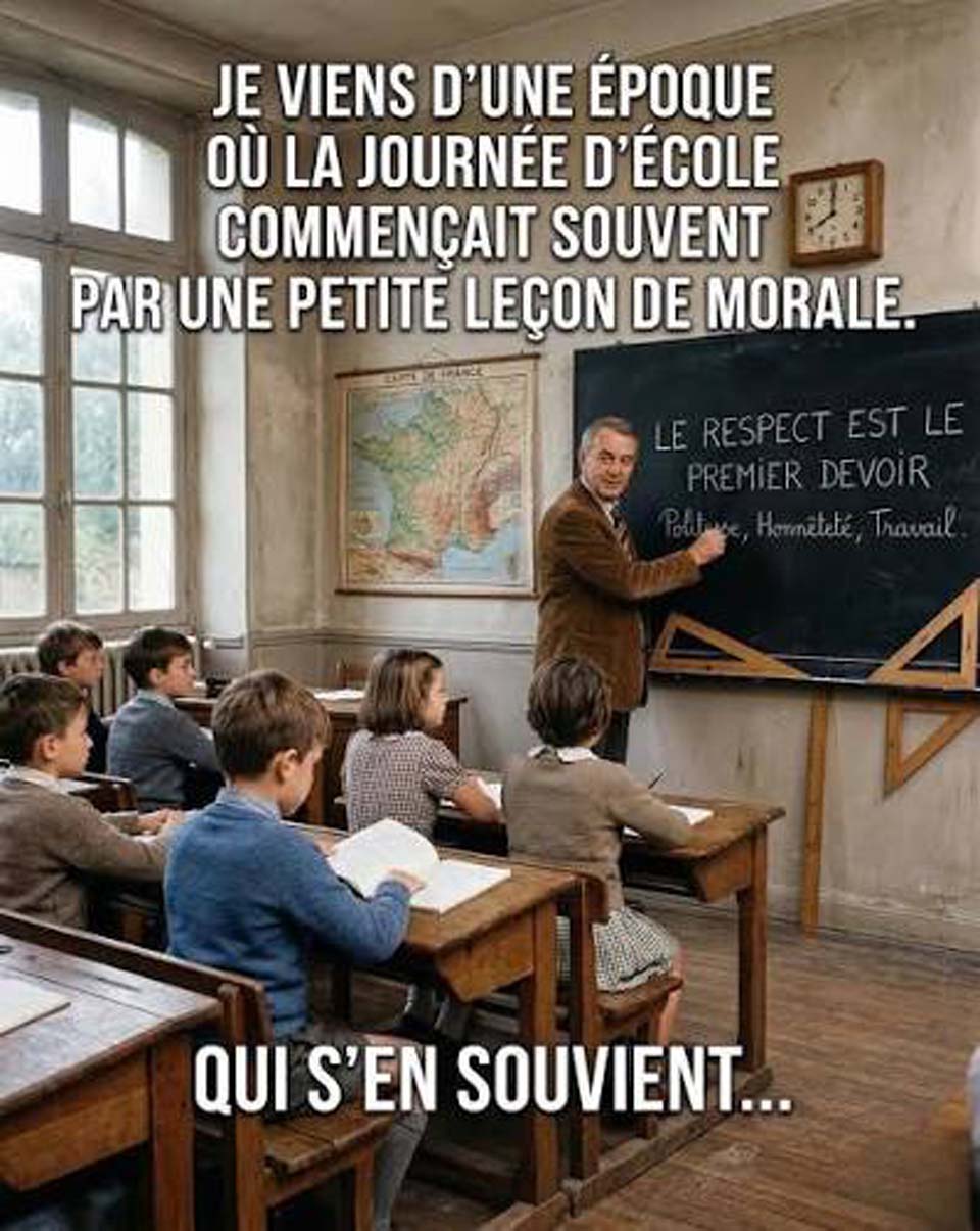 L'école à l'ancienne