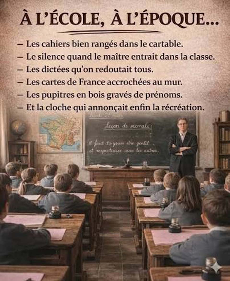 L'école à l'ancienne