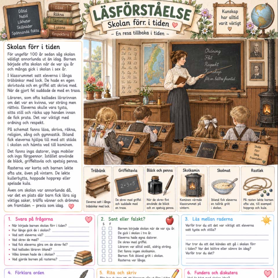 L'école à l'ancienne