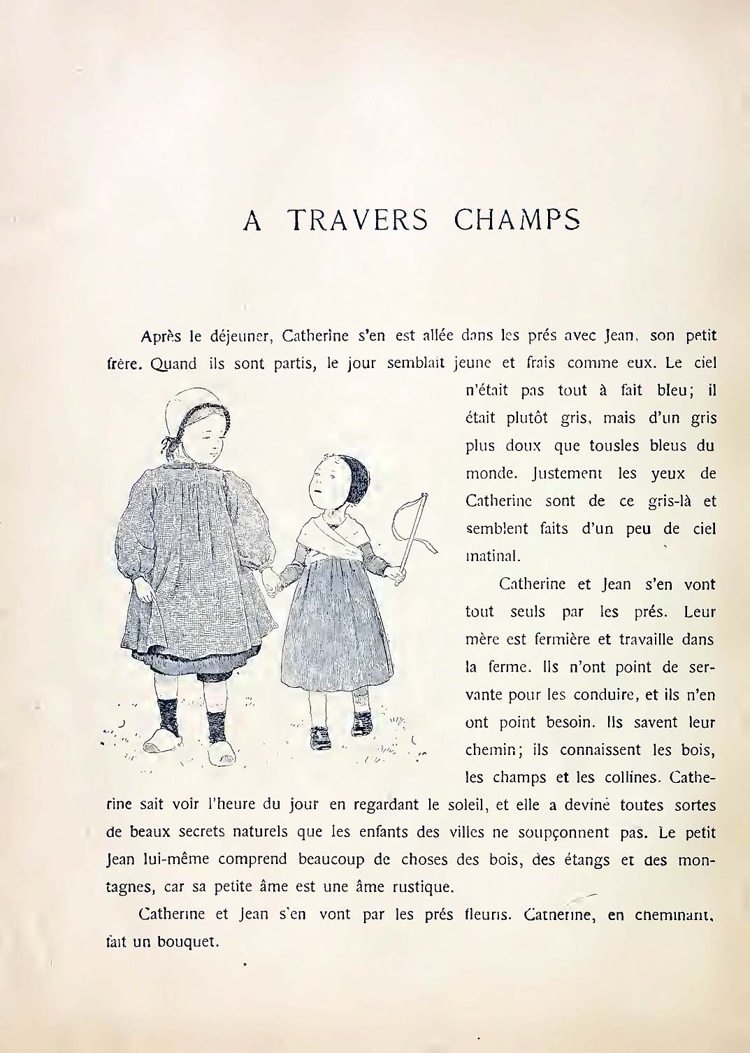 Filles et garçons, scènes de la ville et des champs