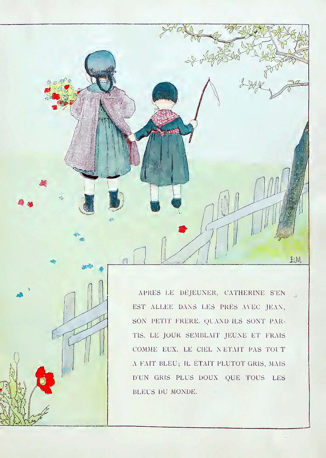 Filles et garçons, scènes de la ville et des champs